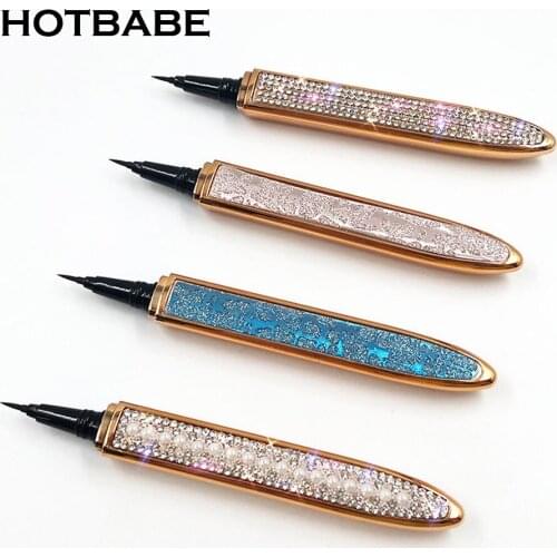 Magic Self Adhesive Lashes Eyeliner Glue-free Magnetic-free for Eyelashes Waterproof Liquid Eyeliner Pencil Makeup Cosmetic