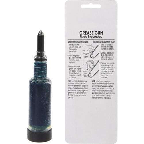 Chainsaw Chain Guide Bar Grease Gun Sprocket Brushcutter Lube Tool Nose Loaded