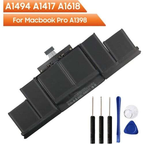 Original Replacement Battery A1494 A1417 A1618 For Macbook Pro A1398 MC975 MC976 MacPro 8440mAh