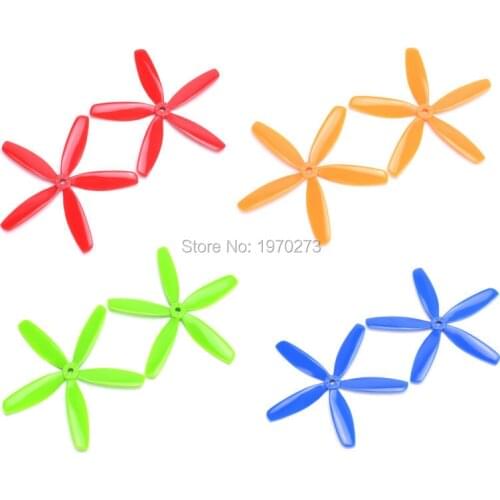 8PCS / 4pairs 5045 Prop 5 blades propellers 5 inch 5 blade CW/CCW For DIY Mini Race Drones QAV-R Quadcopter