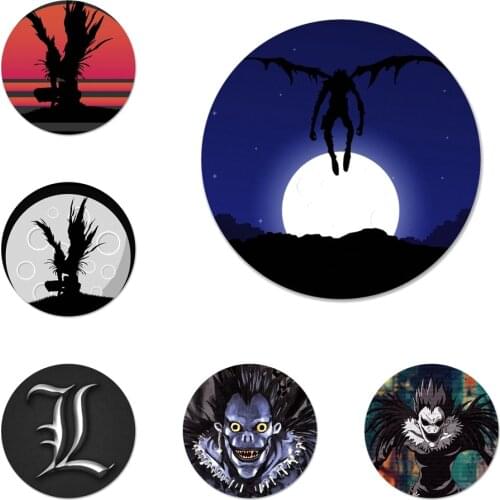 Death Note Ryuk kira Badge Brooch Pin Accessories For Clothes Backpack Decoration gift
