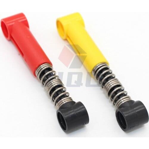 High-Tech Parts Hard Spring Shock Absorber Bricks MOC Off-Road Race Car Bulk Accessory Blocks Compatible 42083 42115 42096 42110