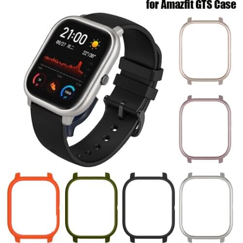 Protective Case for Amazfit GTS Plastic Frame Bumper Cover for Xiaomi Huami Amazfit GTS Smart Watch Bracelet Hard PC Protector