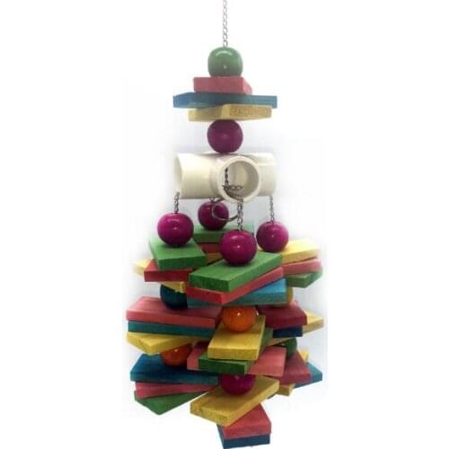 1PCS Parrot Gnawing and Hanging A String of Bird Toys Gnawing, Grinding Mouth Grinding, Grabbing and Climbing Cage Decoration1PC