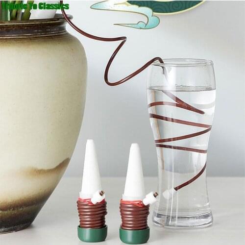 1X Ceramic Self Watering Spikes Automatic Plants Drip Irrigation Water Stakes For Indoor Outdoor Garden Watering System