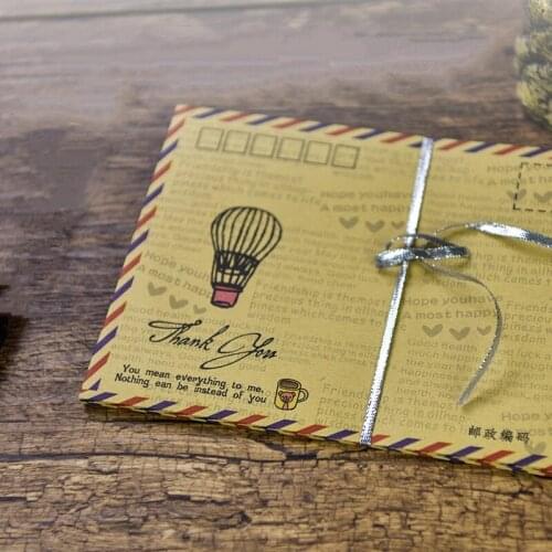 20pcs Cute Classical Retro Kraft Paper Window Envelopes for Letters Wedding Invitation Envelope Gift Envelope Post Mailing Bags