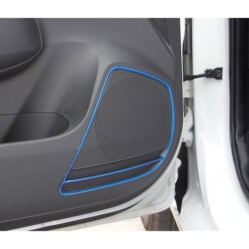 4pc for KIA K2 2011-2016 2017 Sound ring Door horn Decorative frame