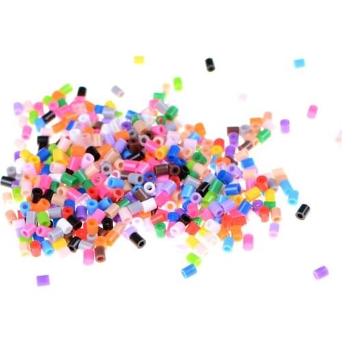 500PCS/bag Mini Beads Craft Pegboard Activity Fuse Beads Puzzle Education Kid DIY Toy dia 2.6mm