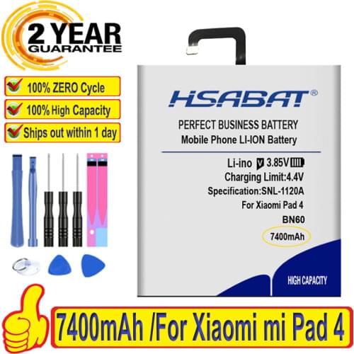 Top Brand 100% New 6800mAh BN60 Battery for Xiaomi Pad 4 Mipad 4 Tablet PC Batteries + free gfit