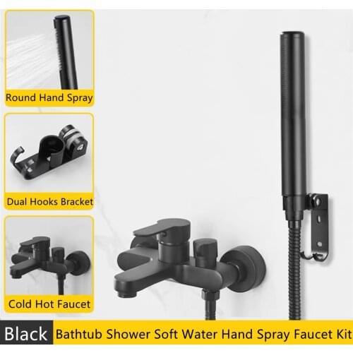 AOLEBEI Black Shower Faucets