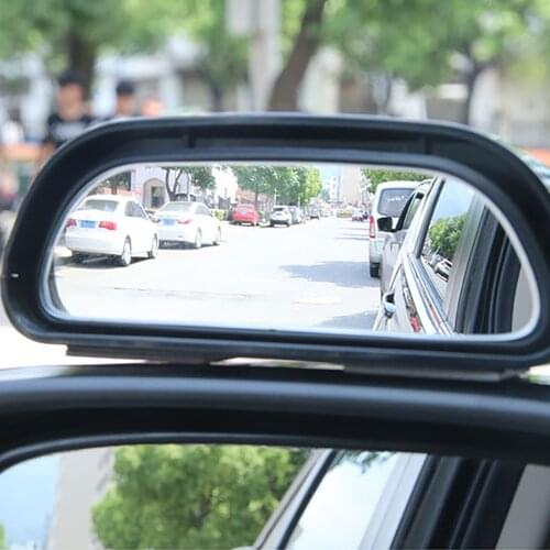 Car Side Mirror Blind Spot Mirror Reversing Auxiliary Mirror Adjustable Rear Glass View Mirror Parking Auxiliary Auto Accessory