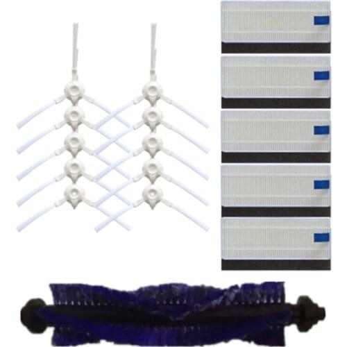 Robot Main Roll Brush Side Brush HEPA Filter for Rowenta EXPLORER Series 20 Robotic Vacuum Cleaner Spare Parts Accessories