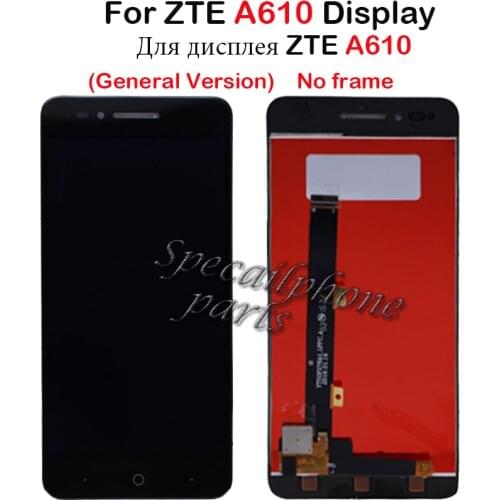 Screen For ZTE Blade A610 LCD Display Touch Screen HD Digitizer Assembly For ZTE Blade A610 General Version LCD +Tools