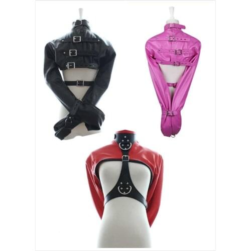Pu leather bandage hand bondage sex toy costume sex products sexy clothes for adult
