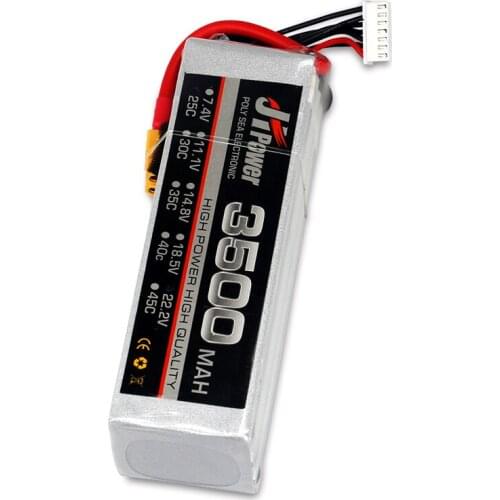 JH Lipo Battery 3500mAh 35C/105C 2S 7.4V 3S 11.1V 4S 14.8V 5S 18.5V 6S 22.2V High Rate Lithium Polymer Batteries for RC Boat Car