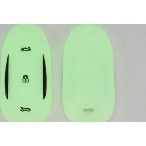 4PC For Tesla Model 3 2021 Accessories For Tesla Model S X accessories Car Key Case Cover Protector Model Three Storage Box