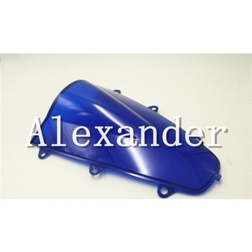 HotSale For Honda CBR 1000 RR 2017 2018 blue Windshield WindScreen Double Bubble CBR1000RR CBR 1000RR CBR1000 17 18