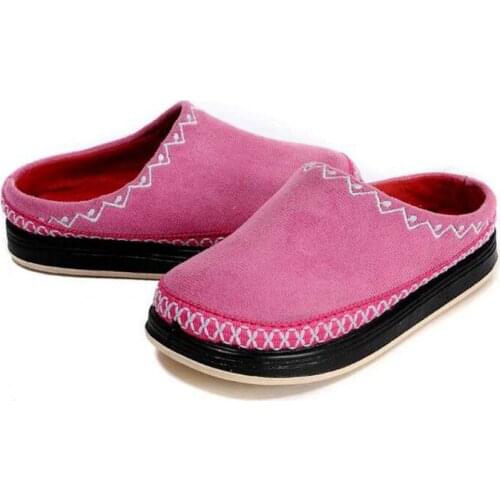 Fashion childrens cotton slippers autumn and winter models non-slip soft and comfortable rubber foam kids kindergarten shoes