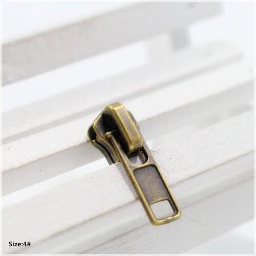 5 pcs 4# mix pearl zipper repair kits zipper pull Metal zipper slider,zipper head,Garment,bag and suitcase accessories,clothes,6