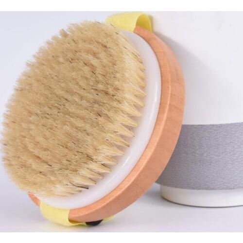 Natural bristles bristle brush Body Maasage Health Care Bath Brush for bath Shower LX6527