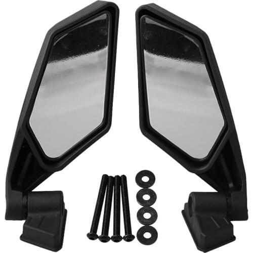 NEW-2Pcs Racing Rearview Side Mirrors 715002898 for Can-Am Maverick X3 Max 2017-18