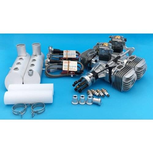 New DLE120T4 120cc Gas Engine With Four Cylinder Two-stroke For Aeromodel RC Airplane