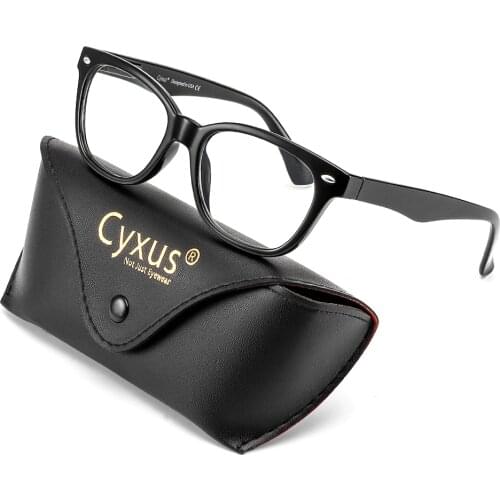 Cyxus Blue Light Filter Computer Glasses for Blocking UV Headache Transparent Lens Gaming Glasses, Unisex - 8087
