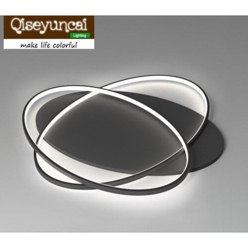 Qiseyuncai 2018 new Nordic living room led ceiling lamp modern minimalist creative personality warm bedroom lamp