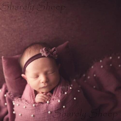 95*185cm Newborn Baby Photography Props Pearl Wraps Photo Shoot Posing Accessories Girl Boy fotoshoot Props Newborn Wrap