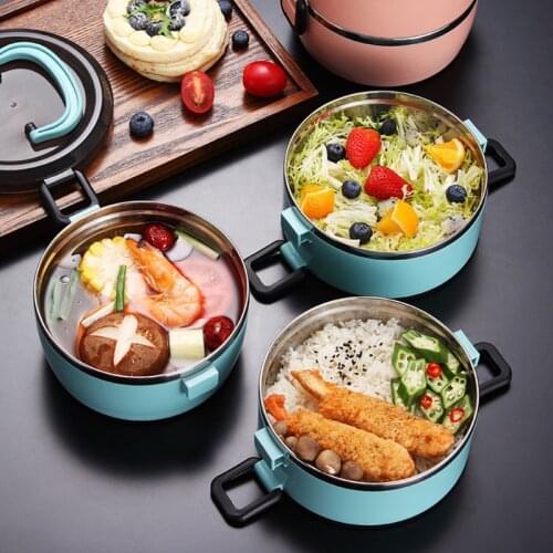 ZLAR Stainless Steel Thermal Lunch Box For Kids Food Container Children School Leakproof Bento Food Box Worker Snack Container