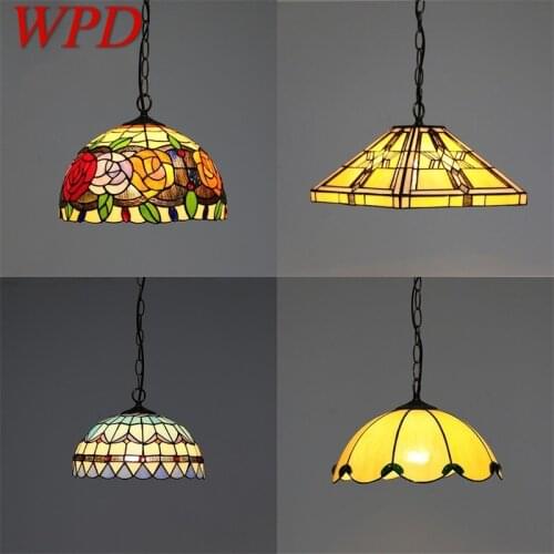 WPD Tiffany Pendant Light Contemporary LED Creative Lamp Fixtures Decorative For Home