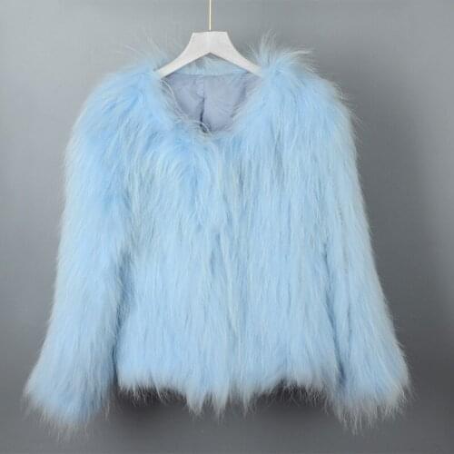 DANKEYISI Women Real Raccoon Fur Coat Female Winter Warm Natural Fur Vest Jacket Elegant Silm Outwear Real Mink Fur Vest Coat