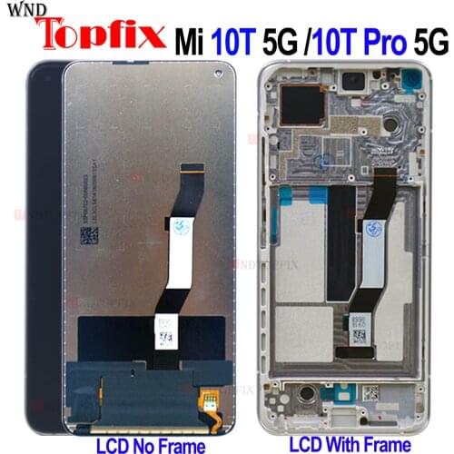 6.67" For Xiaomi Mi 10T Pro LCD Touch Screen Display Digitizer M2007J3SY Assambly For Xiaomi Mi 10T 5G LCD For Redmi k30s LCD