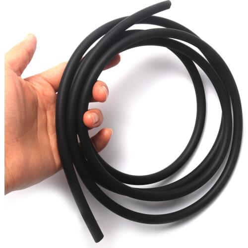 1pcs 200cm Black Rubber Motorcycle Oil-resistant Rubber Gasoline Hose for Return Pipe of Machine Tool Agricultural Machinery