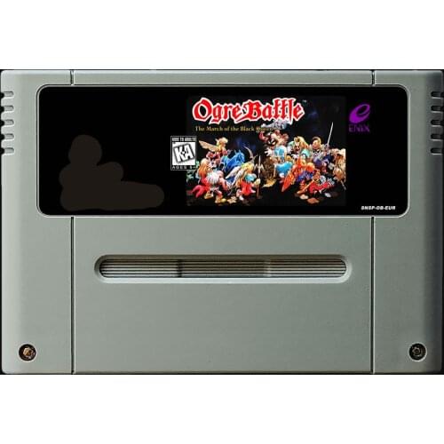 16Bit Games ** Ogre Battle - The March of the Black Queen ( PAL Version!! English Language!! )