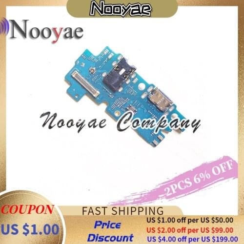 Novaphopat 5Pcs/Lot For Samsung A30S A307 A307F USB Charger Charging Port Dock Flex Cable Microphone Plug Board