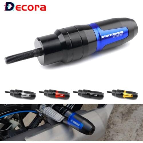 For SUZUKI V-STROM 1050XT VSTROM 1050 2020 Motorcycle Accessoires Falling protection Frame Crash Pad Exhaust Slider Protecotr