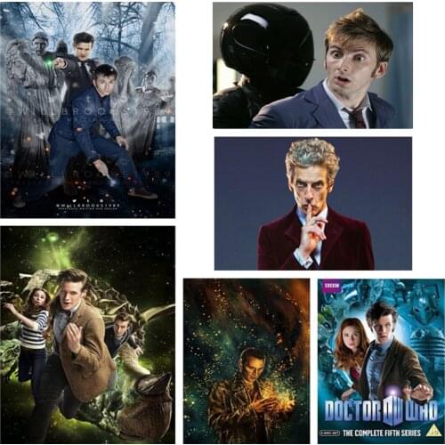 5D DIY Diamond Painting Doctor Who Full Square Round Drill 3D Diamond Embroidery Cross Stitch Kits Mosaic Home Decor Craft Gift