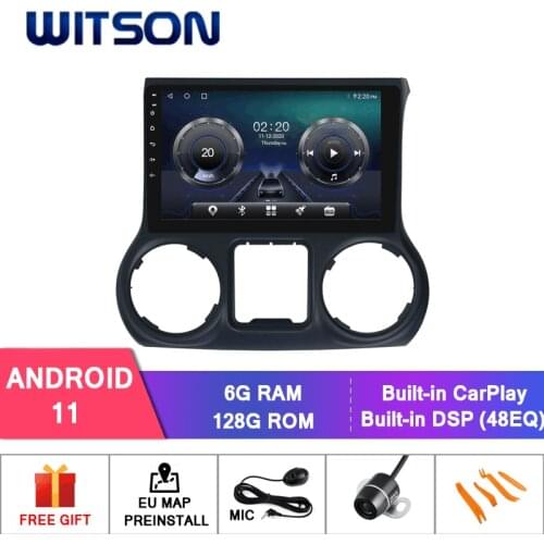 WITSON Android 10.0 CAR DVD SYSTEM for JEEP WRANGLER 2017 car dvd player link/DAB support