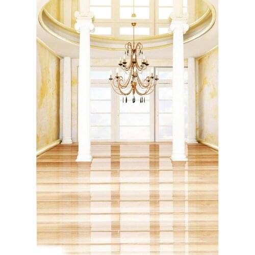 White Pillars Droplight Photo Backdrops Customized Background for Children Baby Portrait Indoor Photophone Photography Props