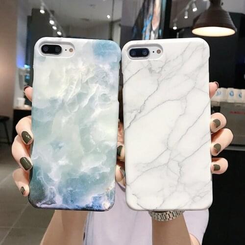 Luxury Marble hone Case For iPhone 11 12 11Pro Max XR XS Max X 7 8 Plus 11Pro SE2020 Shockproof Bumper Hard Plastic Back Cover