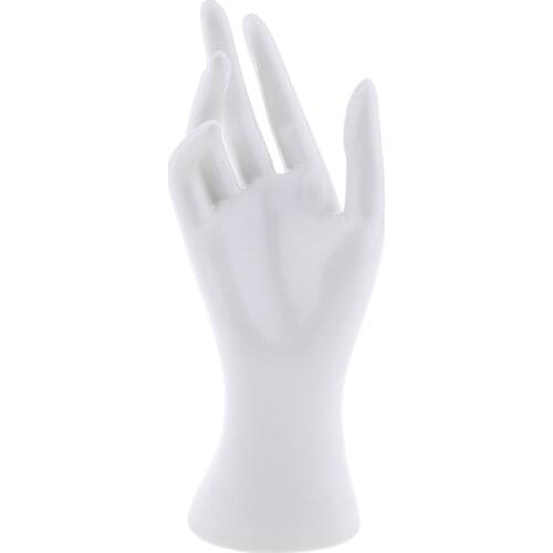 Home Black Velvet Necklace Bust Jewelry Pendant Display + Mannequin Hand