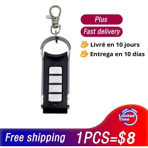 Garage barrier fixed code key fod 433.92Mhz for ERREKA LUNA ERREKA RESON compatible electric gates remote controls