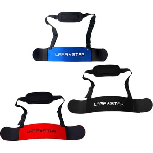 LARA STAR Weightlifting Arm Blaster Adjustable Bodybuilding Straps Curl Triceps Muscle Training Fitness Gym Equipment