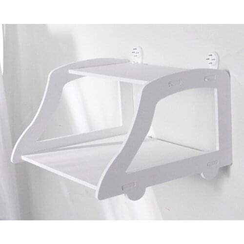 1PC Wall Mount Wifi Router Storage Rack Storage Rack Set-top Box Router Rack Living Room Storage Holder