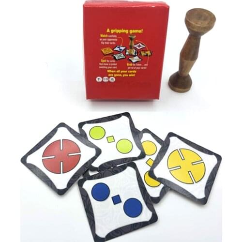 2018 board game gold wood jungle token run fast pair speed forest for party fun cards with English Instruction For Family Game