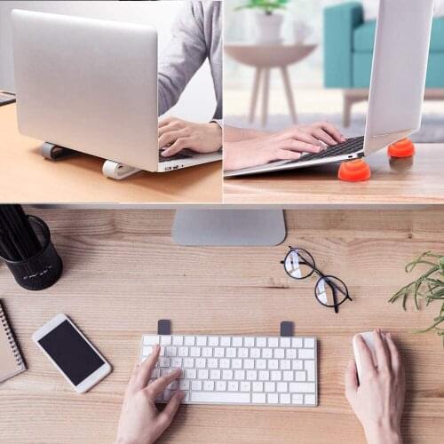4PCS Laptop Stand for MacBook Pro Notebook Stand Soft Silicone Tablet Stand Bracket Laptop Holder for Notebook stand for ipad