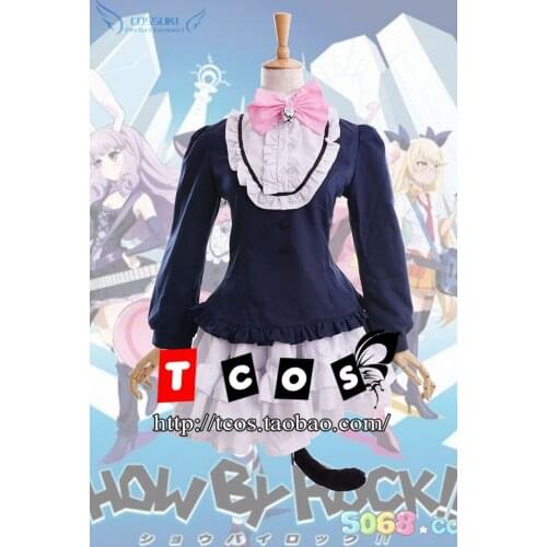 Show By Rock!! Guitarist Cyan Shian Cosplay Costume , Perfect Custom For You