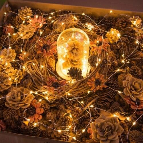 20/10/5/3/2/1M Copper Wire LED String Lights Holiday Decor Christmas Tree Decorations for Home Outdoor Wedding Party Decoration