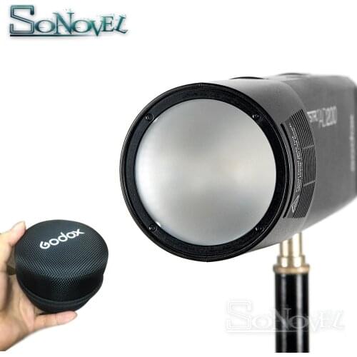 In Stock!! Godox H200R Ring Flash Head Separation Extension Head Portable with Spiral Flash for Godox AD200 Flash With Case